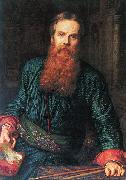William Holman Hunt Selfportrait oil painting reproduction